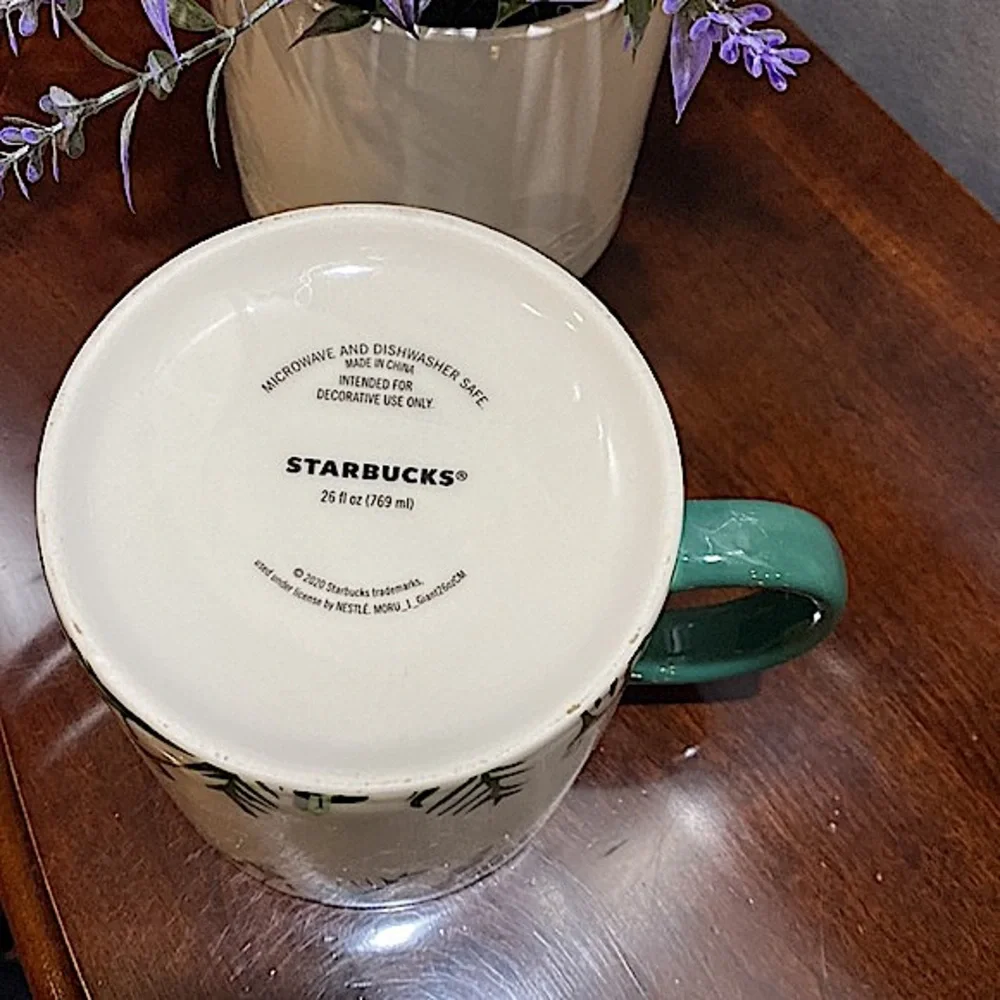 Starbucks Christmas Themed Holiday Lights 2020 Collector Large Size Mug 26oz